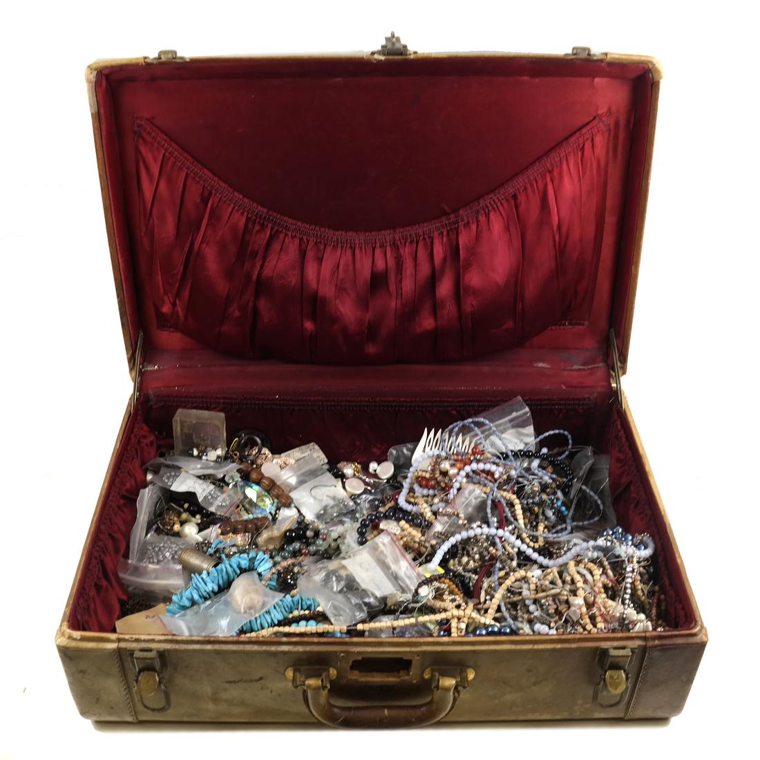 Suitcase of Costume Jewelry (1 of 5)
