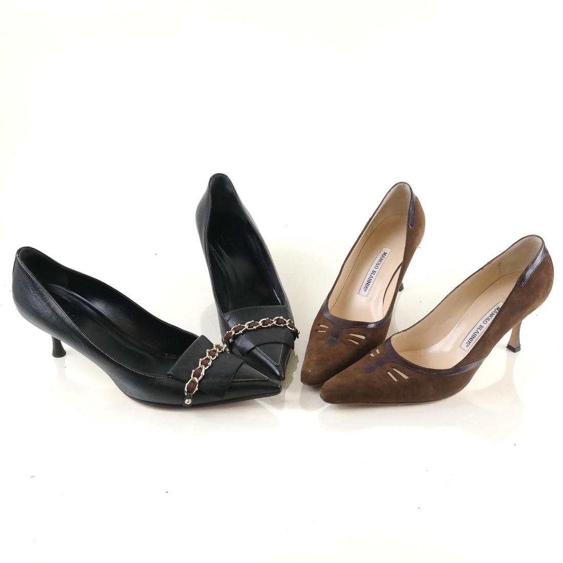 Manolo Blahnik, Gucci - 2 Pairs Shoes (1 of 8)