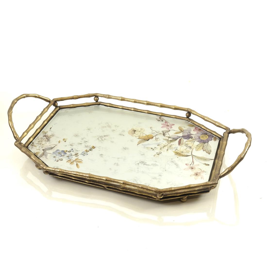 Faux Bamboo Decorated Tray (1 of 4)