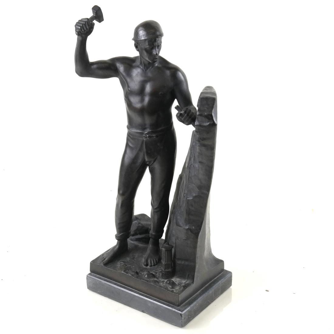 A. Reichel, Bronze Iron Worker (1 of 7)