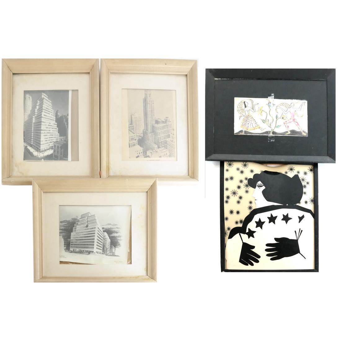 5 Assorted Framed Works (1 of 9)