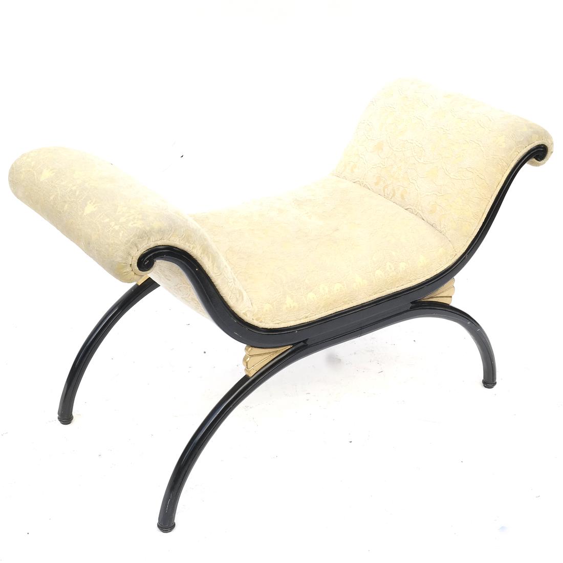 Art Deco-Style Upholstered Window Seat (1 of 6)