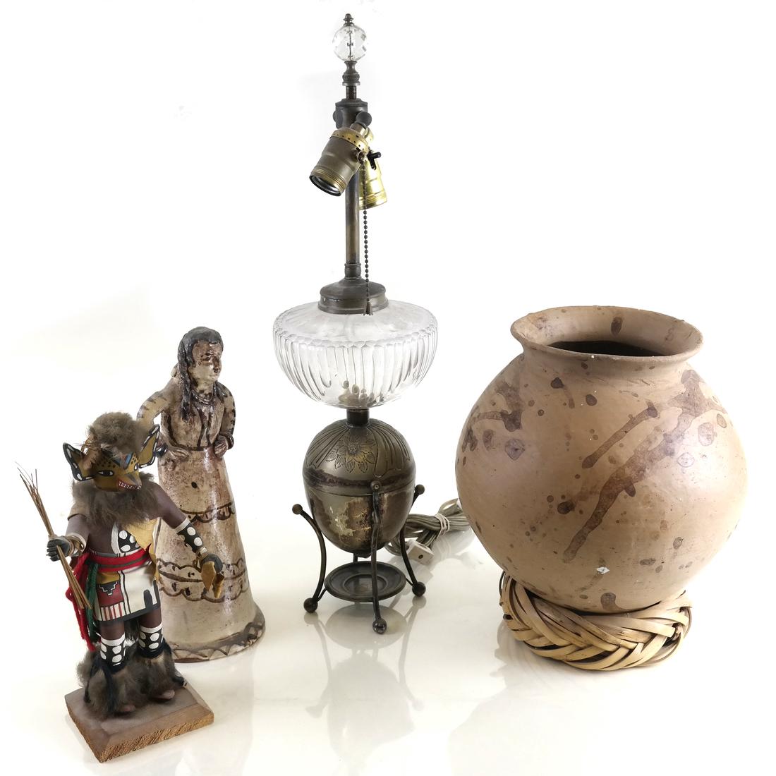 Four Objects, Including Pottery (1 of 5)