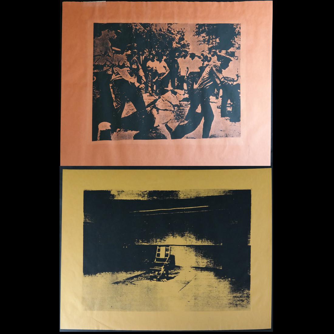 After Andy Warhol, Two Screen Prints (1 of 11)