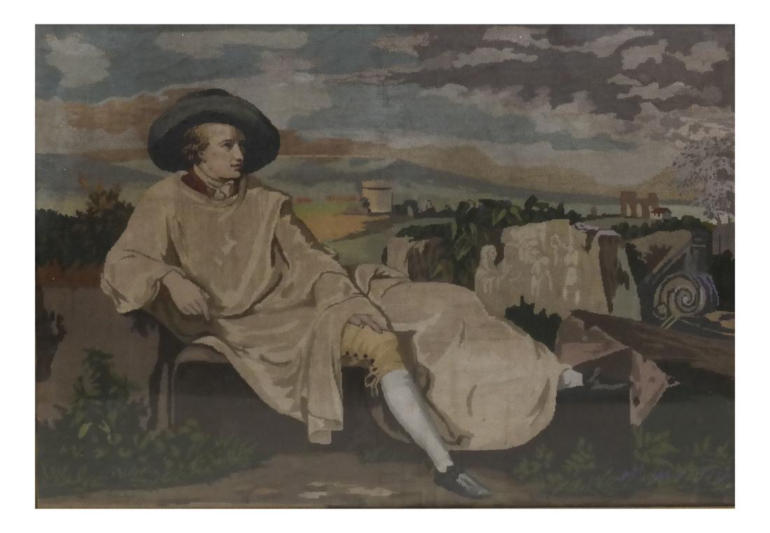 Figural Framed Needlepoint (1 of 6)