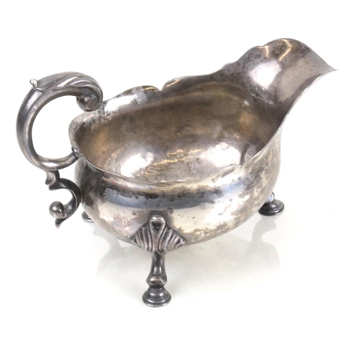 George II Sterling Sauce Boat (1 of 6)