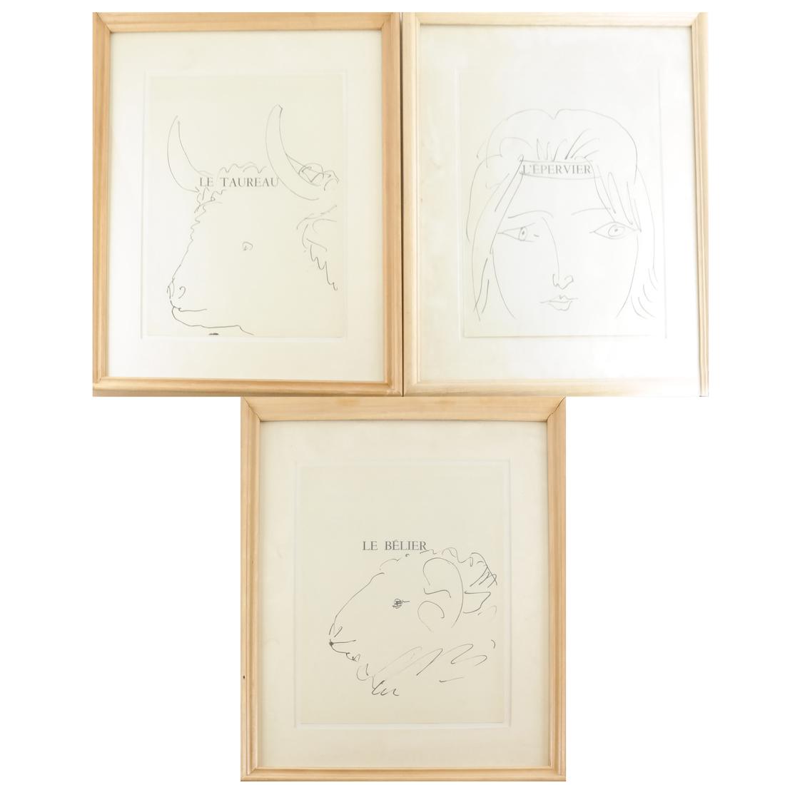 Three Framed Prints (1 of 8)