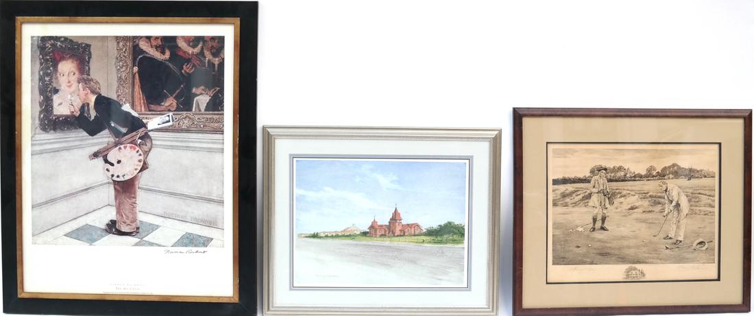 Three Framed Prints (1 of 9)