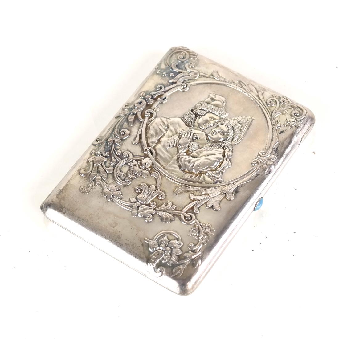 Russian Silver Cigarette Box (1 of 6)