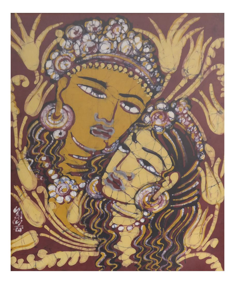 Asian Decorated Panel (1 of 6)