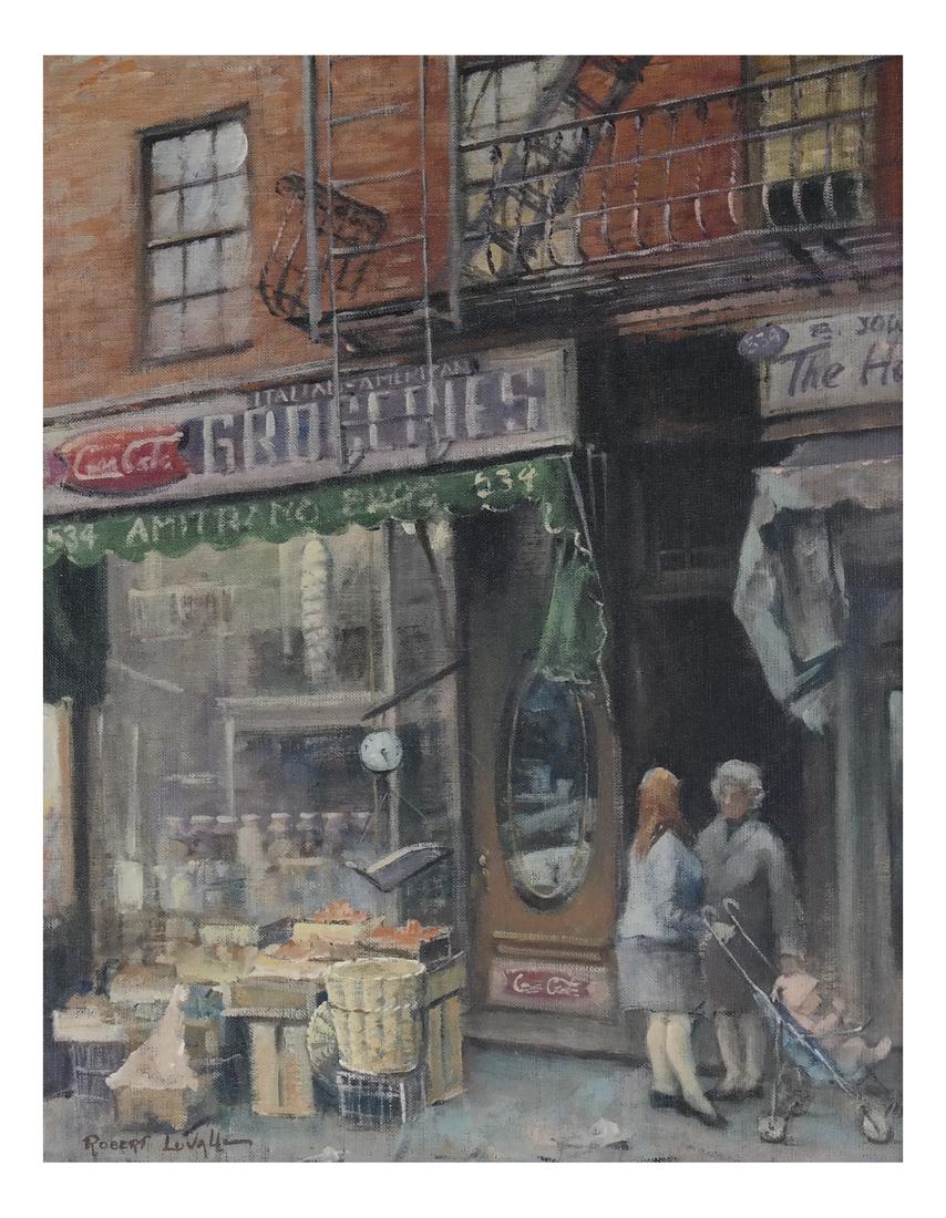 Robert Luvall Painting City Scene (1 of 7)