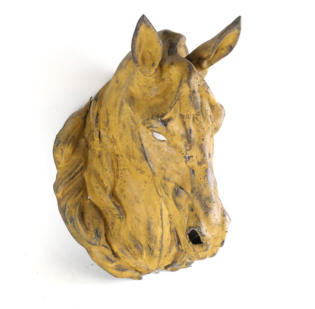 Painted Zinc Horse Head (1 of 7)