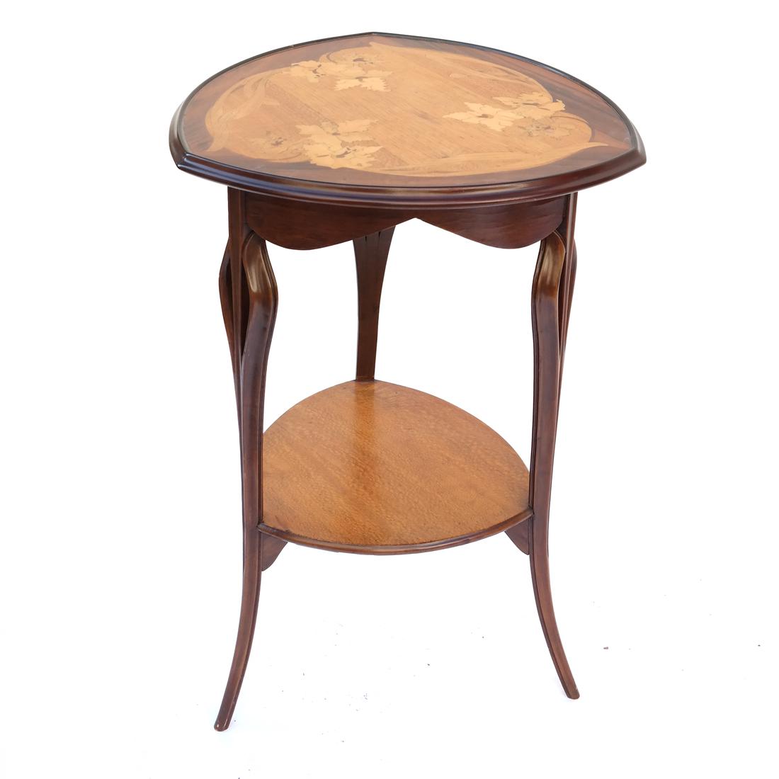 Manner of Galle, Inlaid Table (1 of 5)