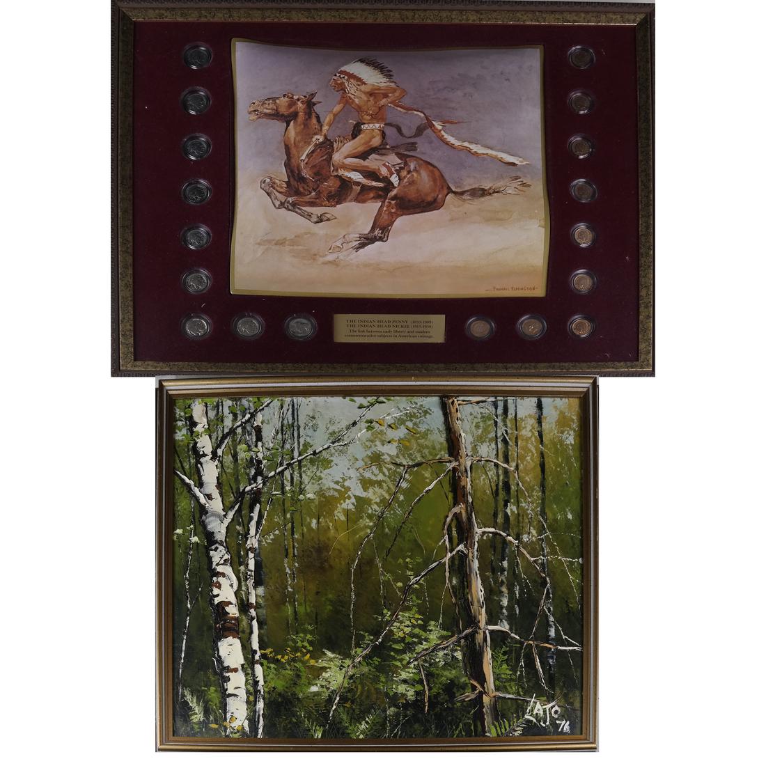 Two Works, Landscape & Indian (1 of 10)