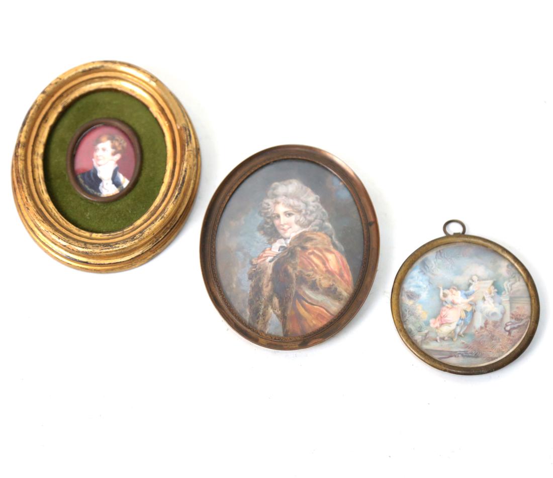 Three Framed Miniatures (1 of 5)