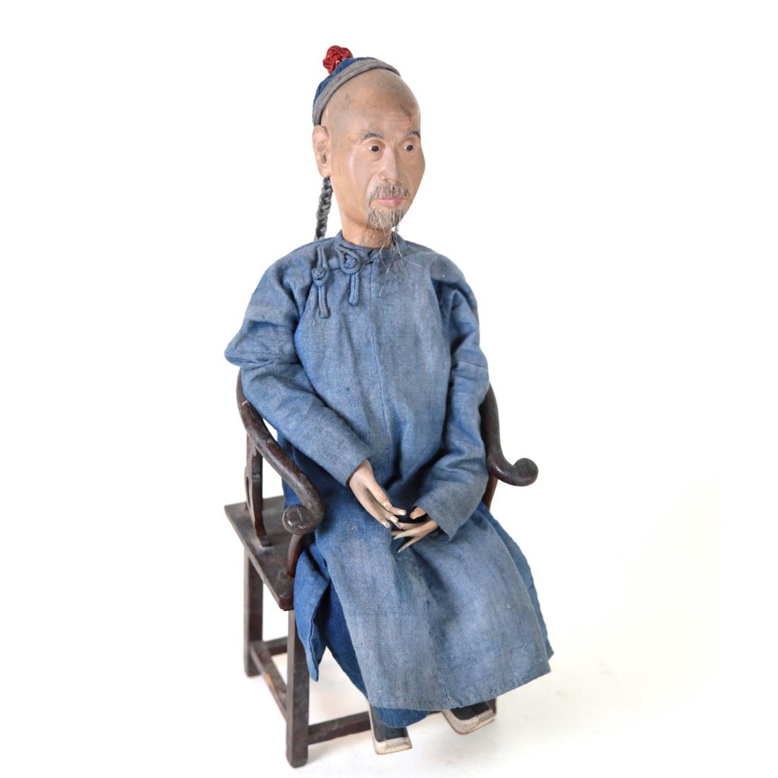 Chinese Wood Carved Doll Anatomical Figure (1 of 5)