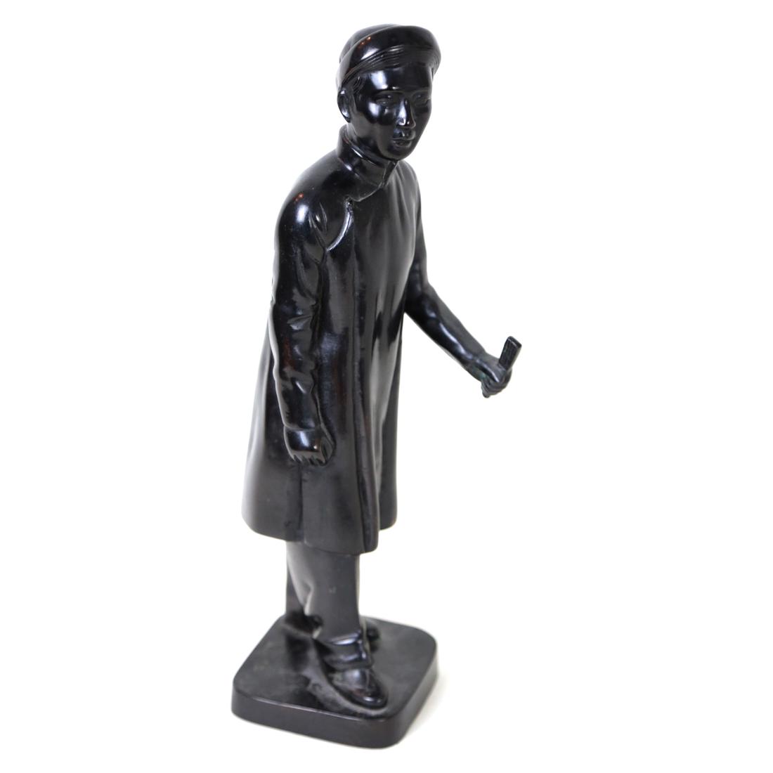 Chinese Bronze Sculpture of a Boy (1 of 5)