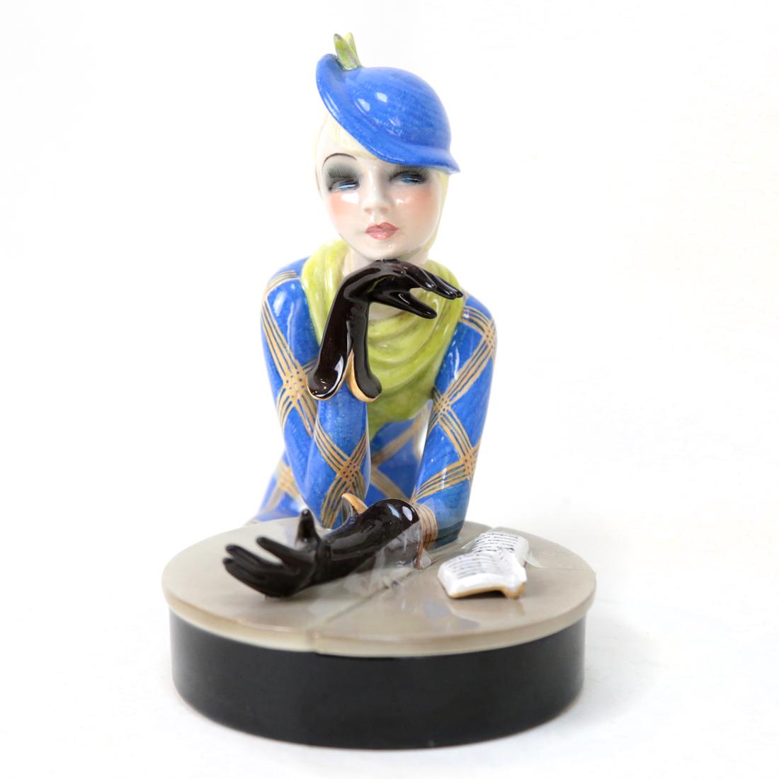 Lenci Deco Porcelain Powder Box - Essevi Torino (1 of 7)