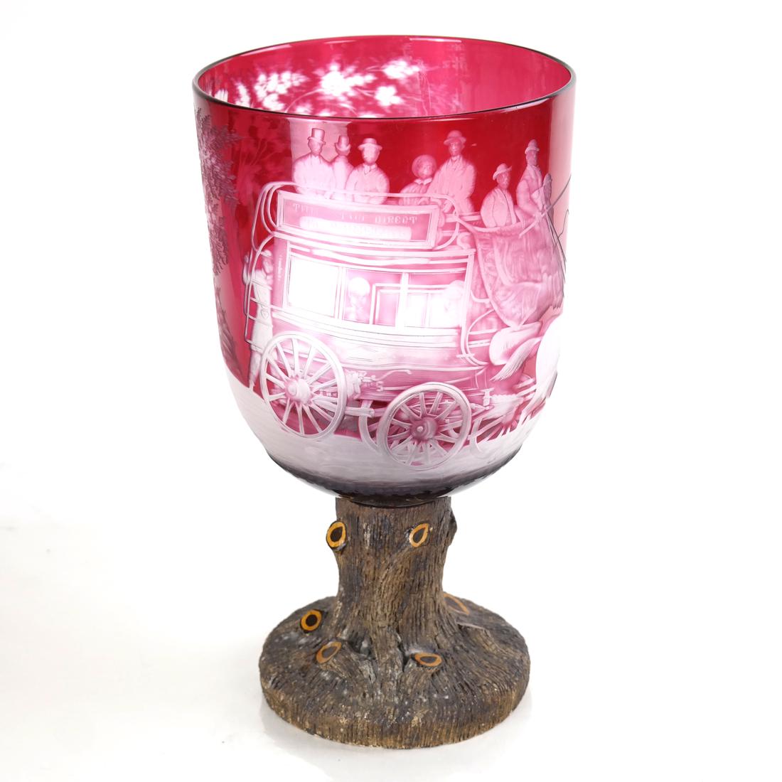 Ruby Bohemian Goblet (1 of 7)