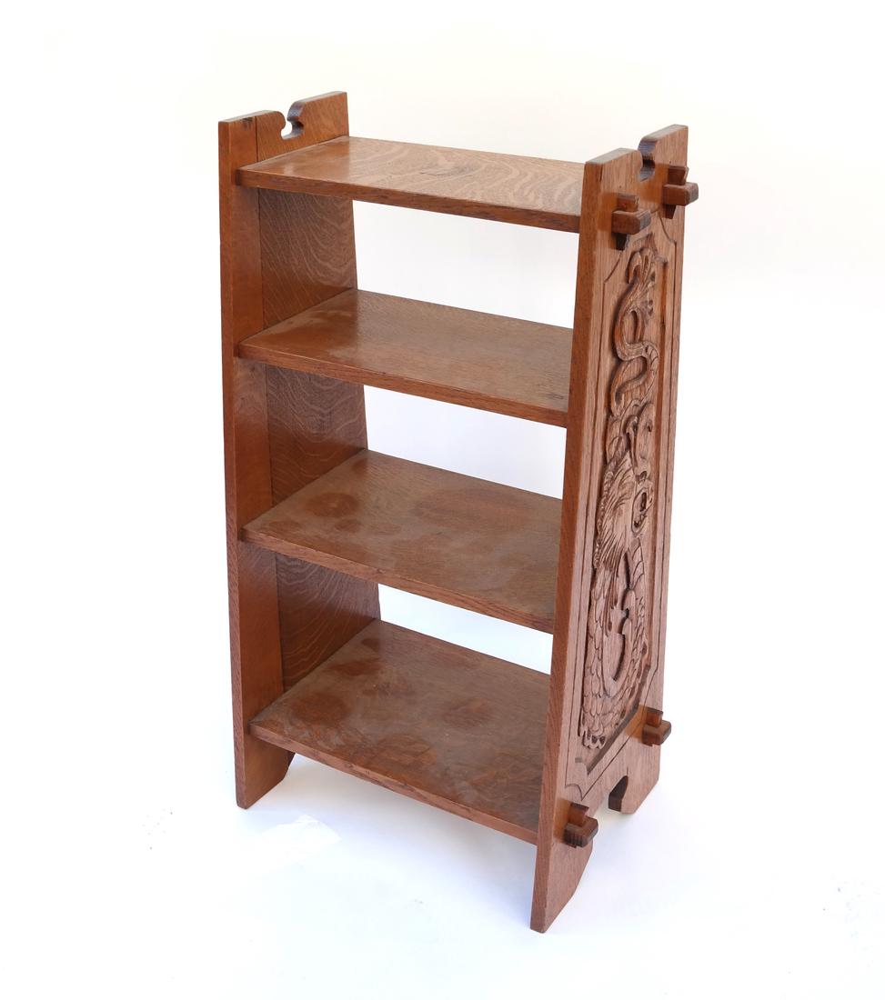 After Gustav Stickley Oak Bookshelf (1 of 6)