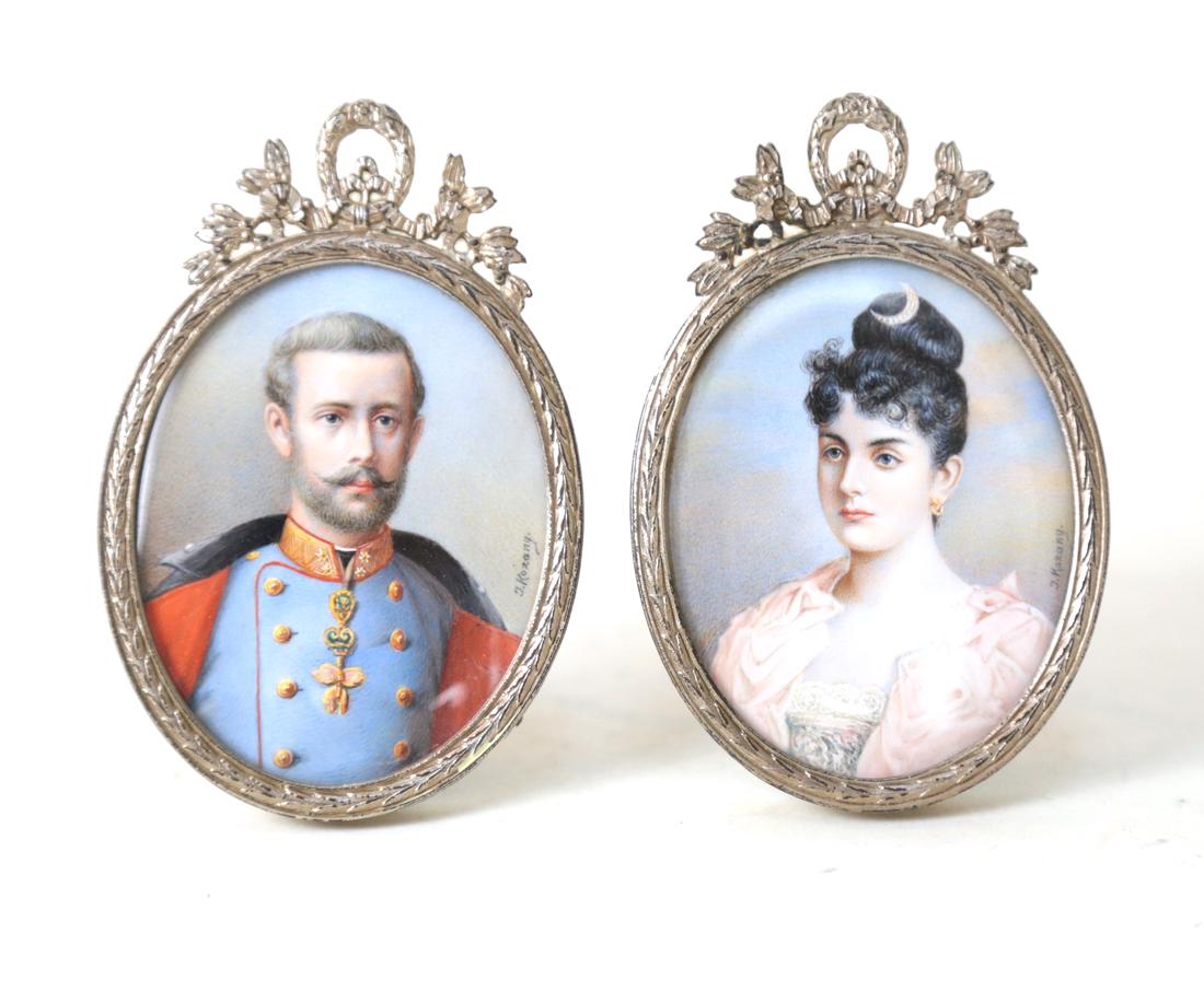 J. Kozany, Pair of  Portrait Miniatures (1 of 3)