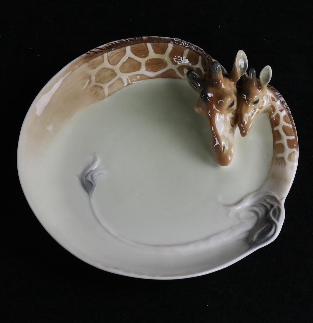 Franz porcelain Giraffe Plaque (1 of 4)