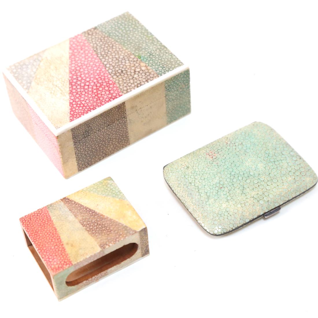 Shagreen Three Piece Lot (1 of 4)