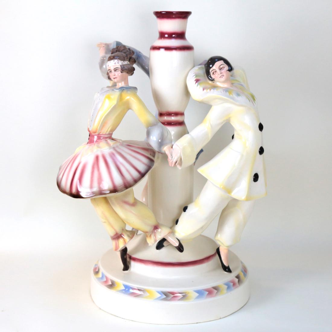 Polish Glazed Ceramic Figural Vase (1 of 7)