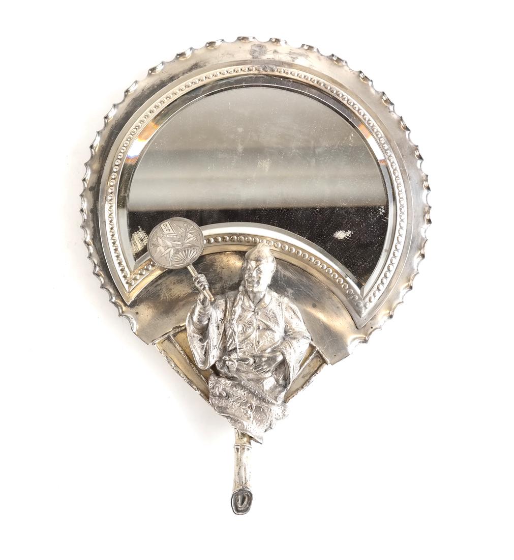 Victorian Silver Plate Mirror (1 of 10)