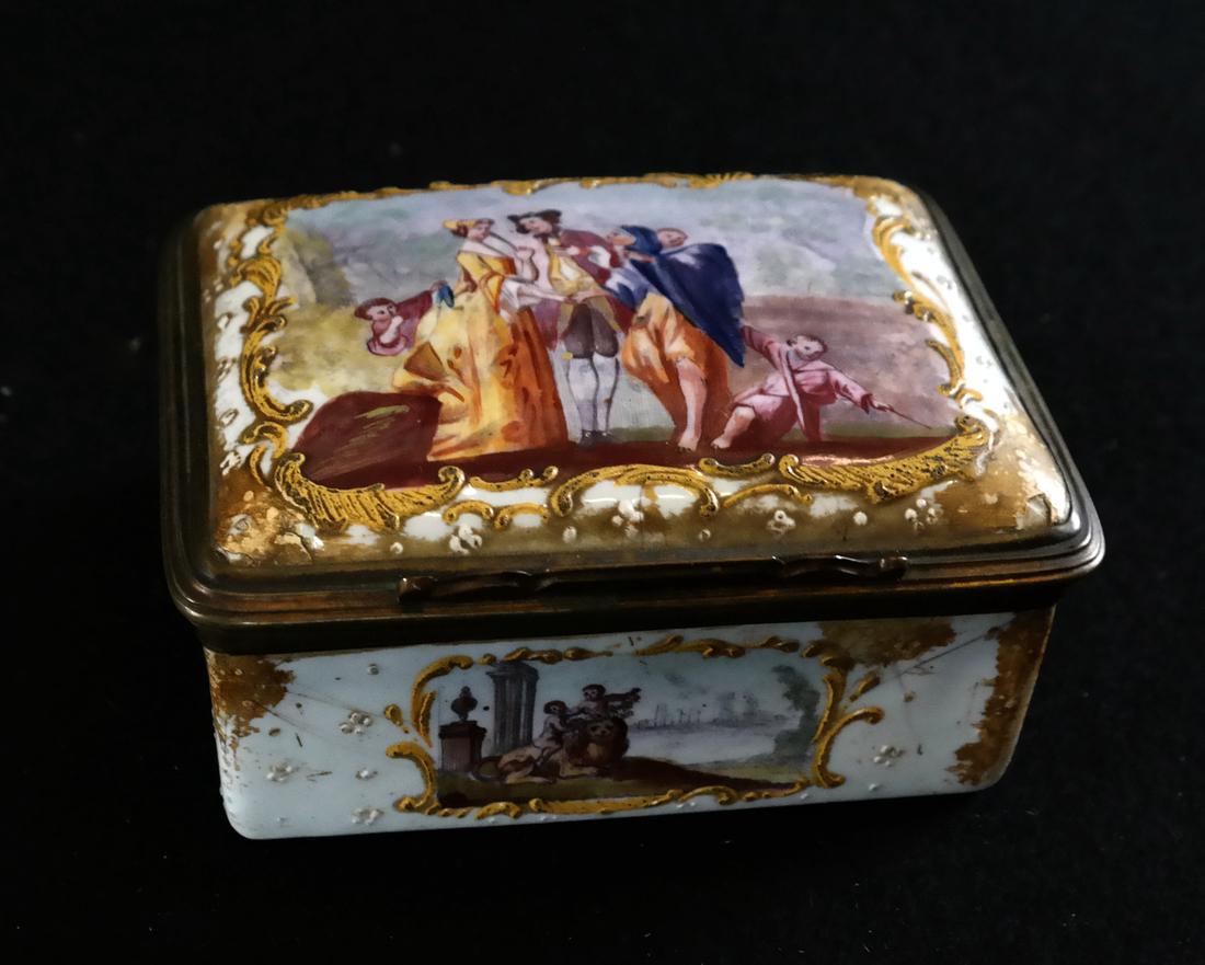 Antique Enamel Box (1 of 7)