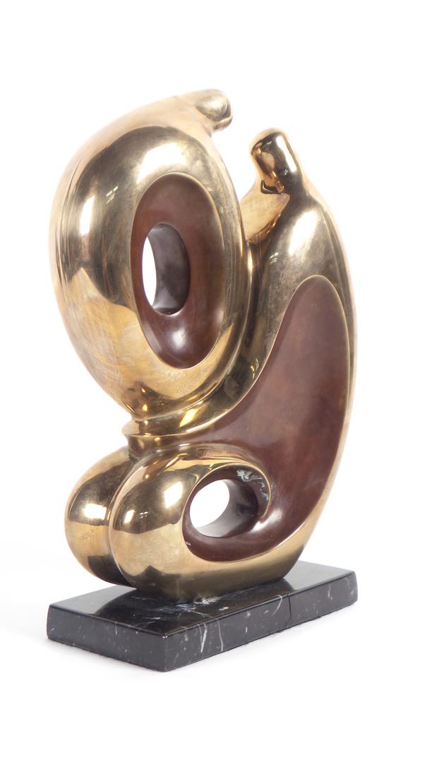 Miklos Sebek, Bronze Abstract (1 of 6)