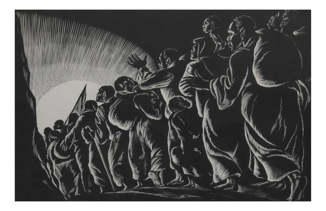 J. Friedlander, New York 1971, Woodcut (1 of 8)