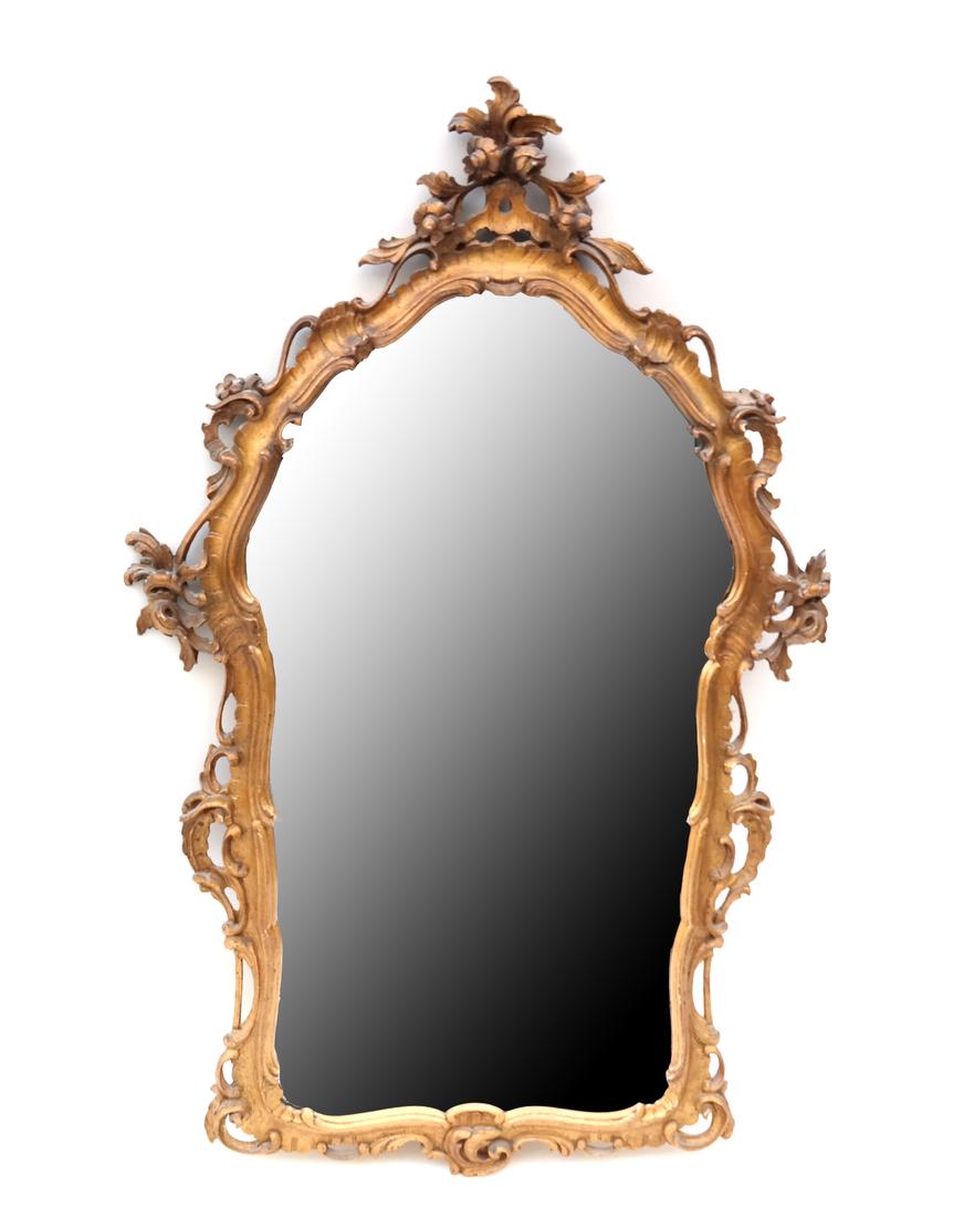 Ornate Gilt Composite Cartouche Mirror (1 of 7)