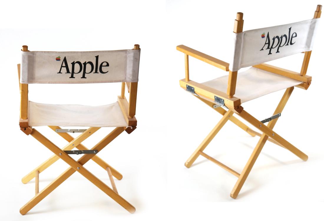 Pair of Folding "Apple" Director's Chairs (1 of 7)