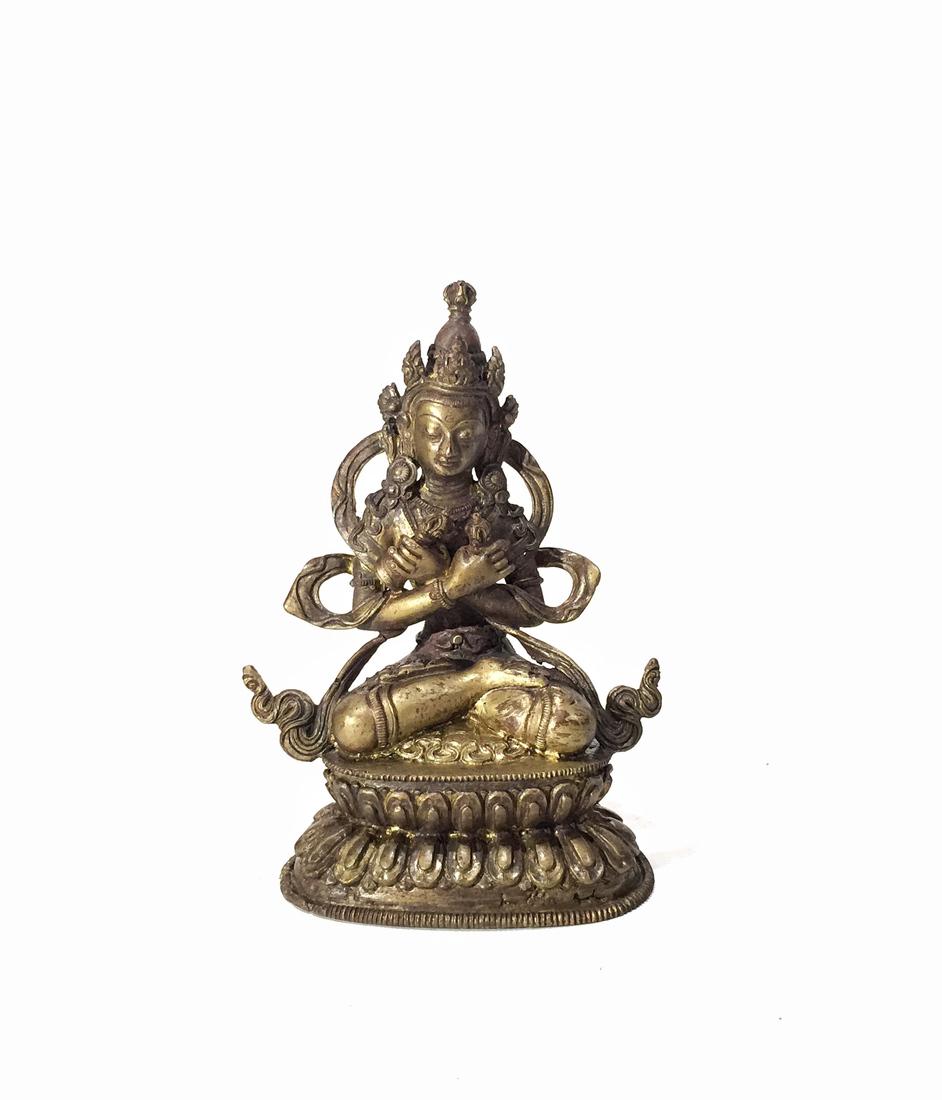 Fine Chinese/Tibetan Bronze Figure (1 of 5)