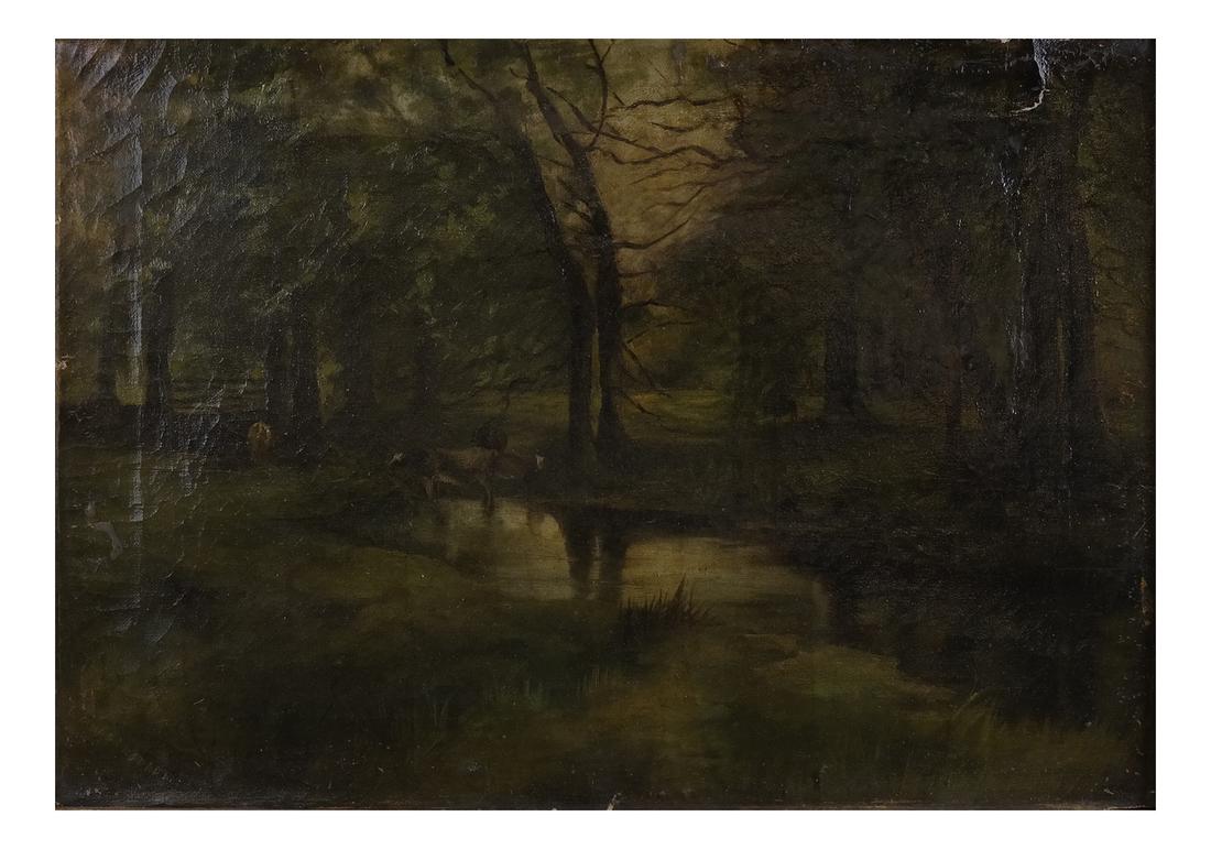 L. Morgenstern, Cows in a Landscape, O/C (1 of 6)