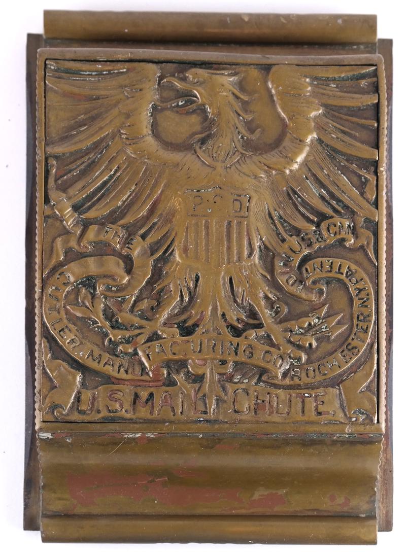 Bronze Dore Cutler Mail Chute (1 of 8)