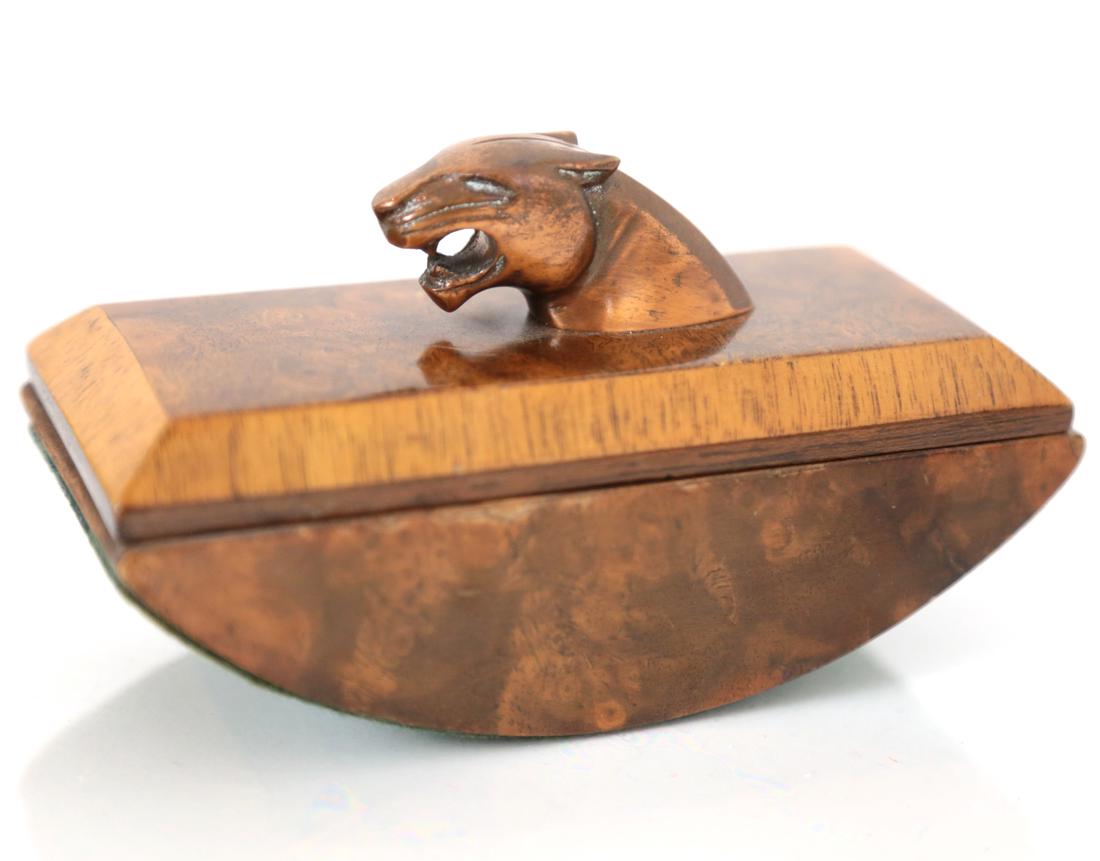 Burl Walnut Ink Blotter (1 of 4)