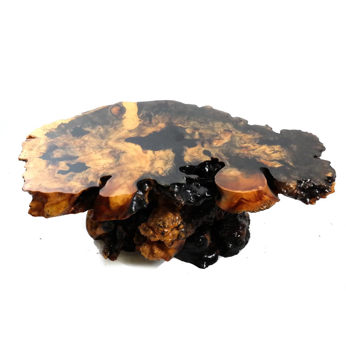 Tree-Form Burl Wood Coffee Table (1 of 9)