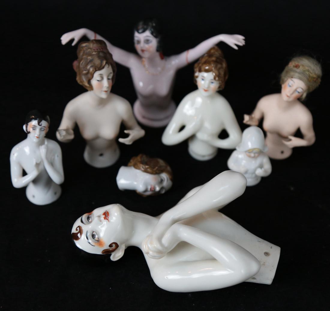 German Bisque and Porcelain Doll Pieces (1 of 8)