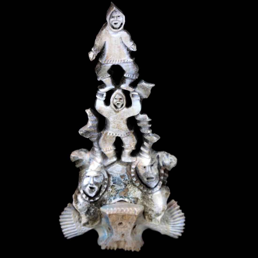 Guyasee VeeVee, Signed Inuit Carving (1 of 6)