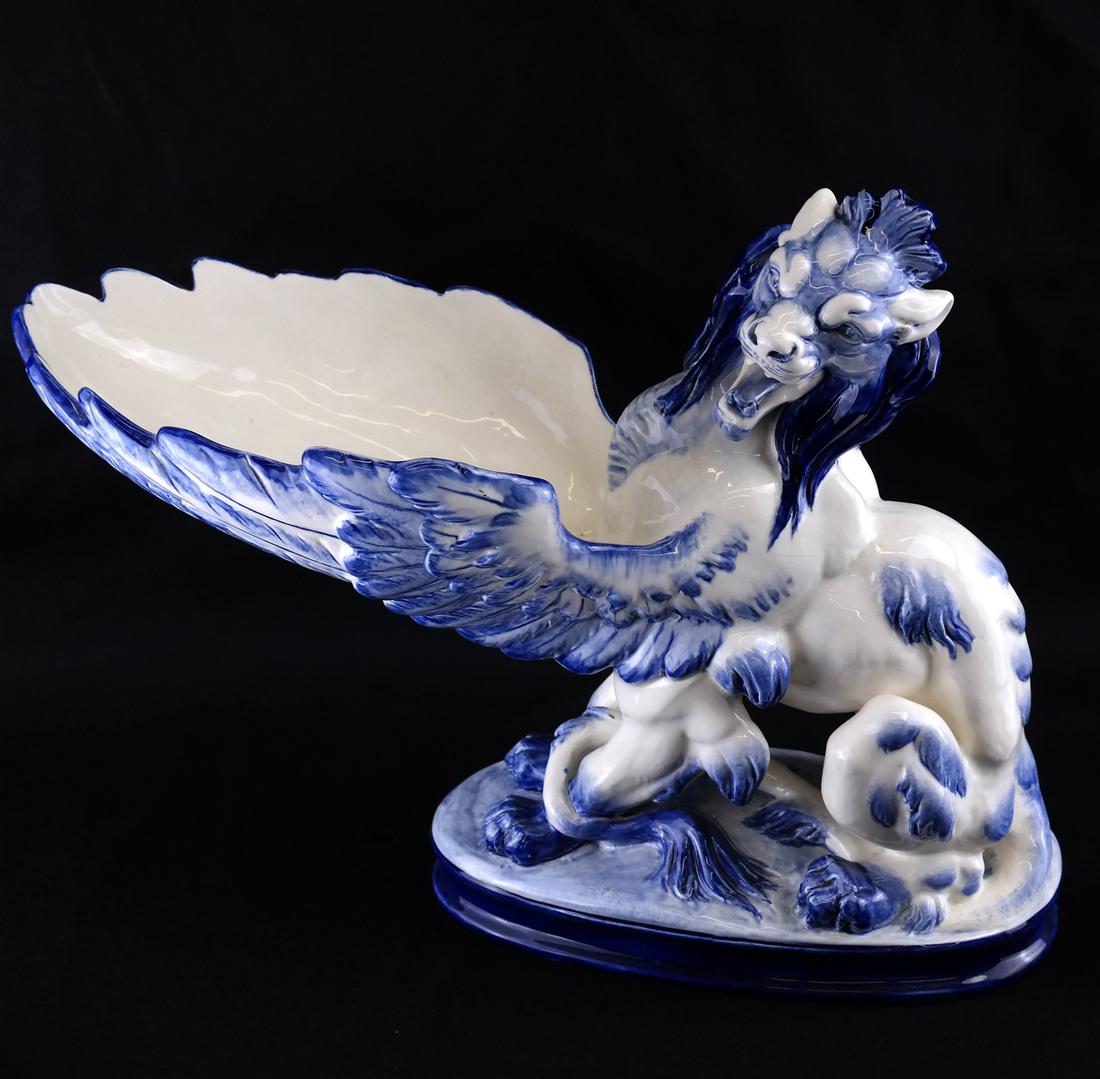 Sarreguemines Lion Centerpiece (1 of 6)