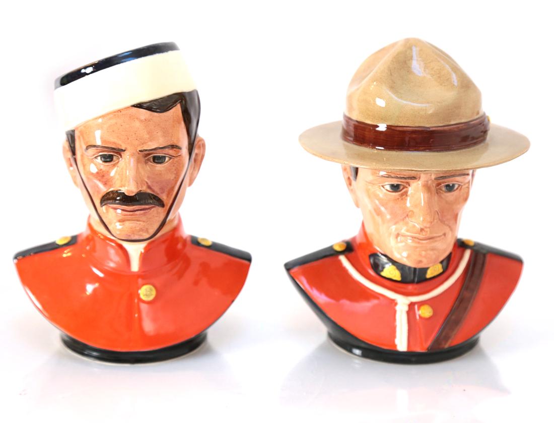 Royal Doulton Figures, Limited Editions: Limited editions to commemorate the Royal Canadian Mounted Police. [8"].