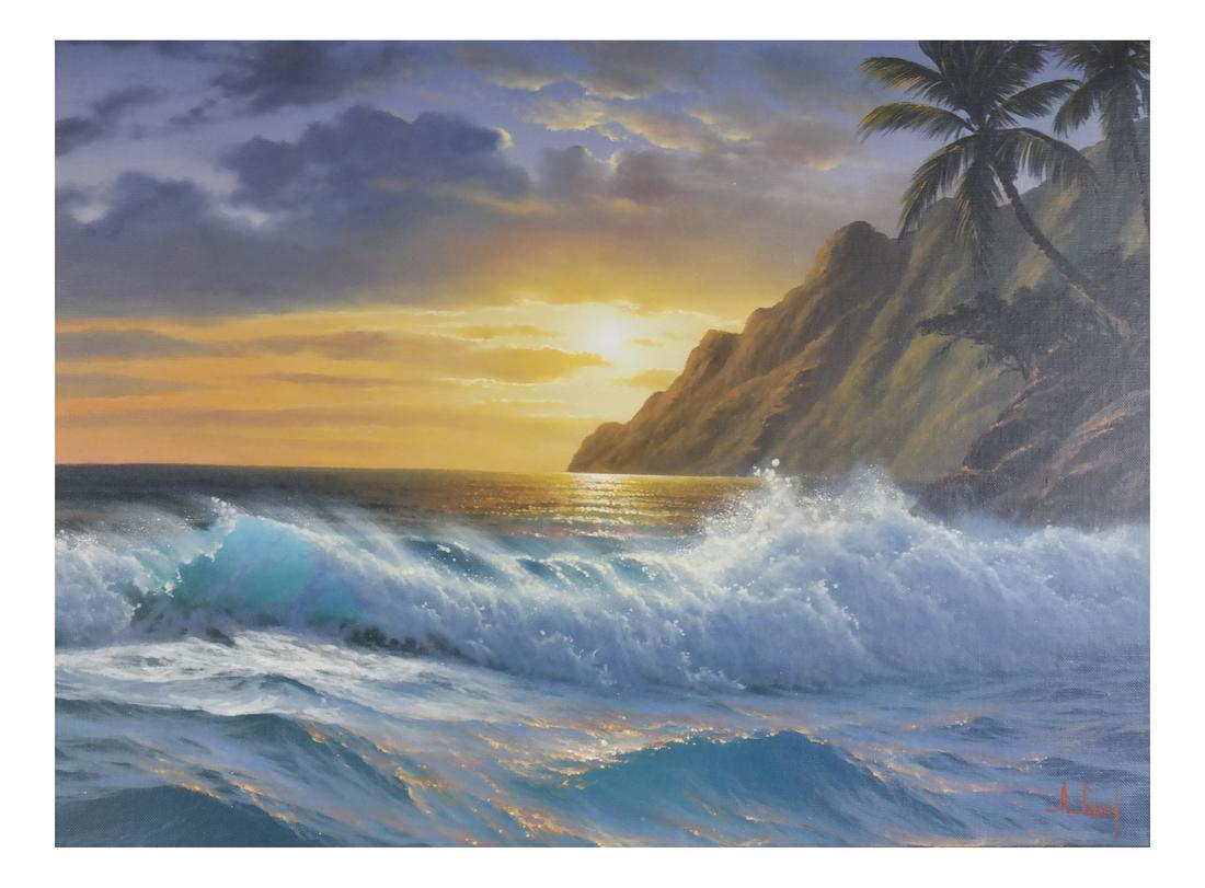 Anthony Casay, Coastal Landscape Painting (1 of 7)