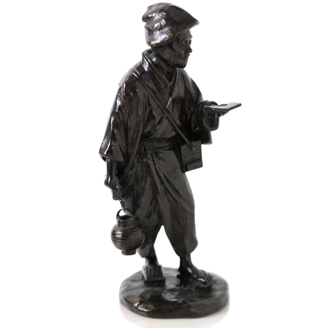 Japanese Meiji Bronze Man (1 of 5)