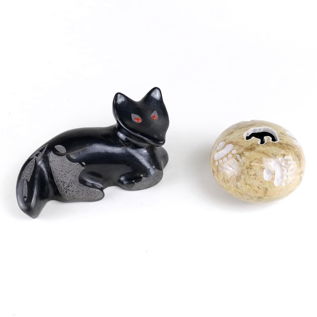 Two Barbara Gonzales Carved Articles (1 of 10)