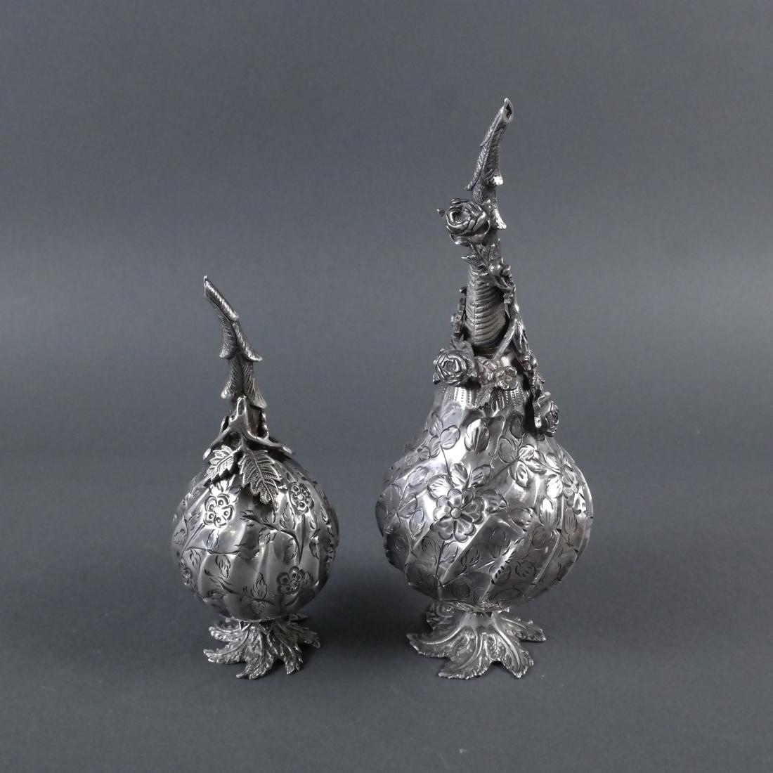 2 Graduated Silver Rose Water Dispensers (1 of 7)