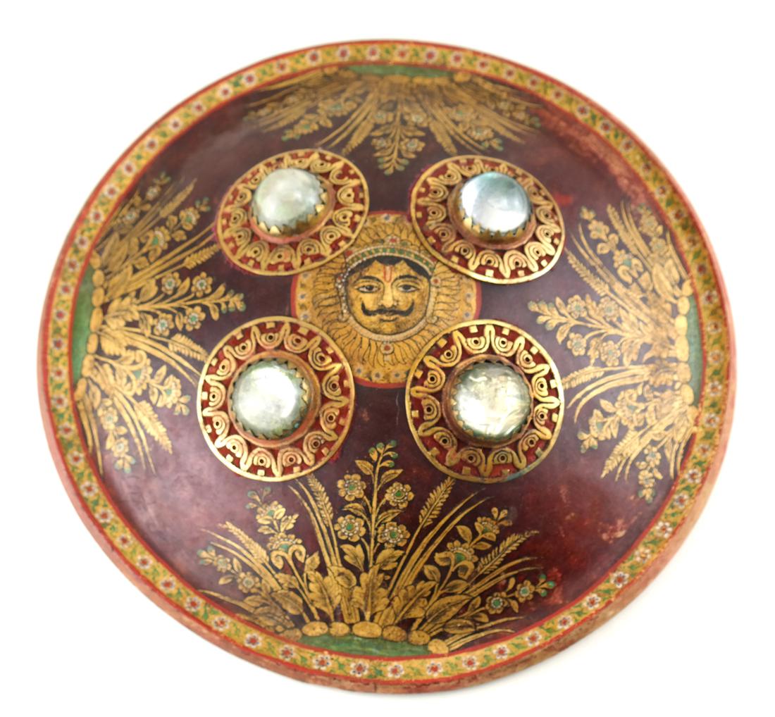 Indian Mughal-Style Dhal Hand Shield (1 of 6)