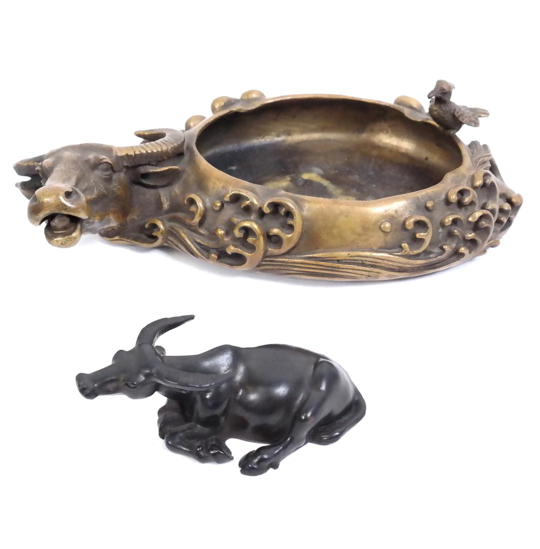 Chinese Bronze Water Buffalo and Another (1 of 8)