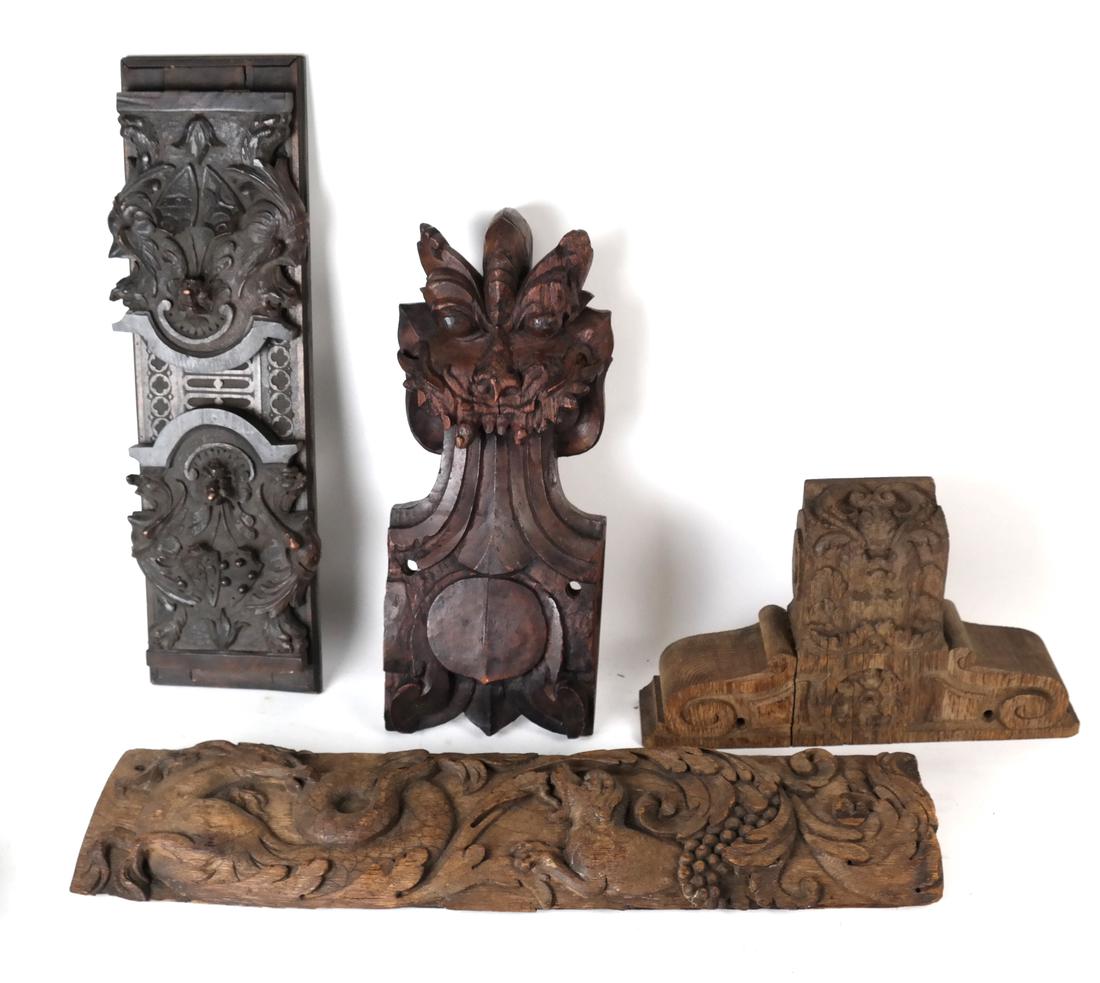 Four Carved Wood Articles (1 of 5)